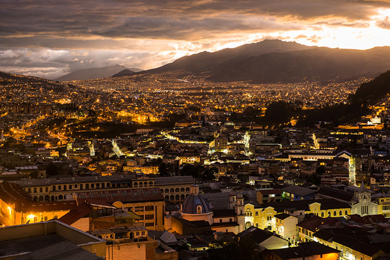 Quito by night Photo: Gert Olsson