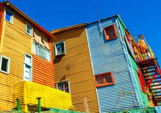 La Boca i Buenos Aires, en av de städer som deltar i projektet