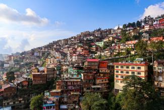 Indian city of Shimla is one of the partners in the study Shimla India Mistra Urban Futures
